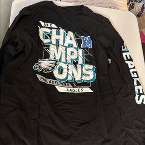 Philadelphia Eagles M Super Bowl 52 NFC Champions Long sleeve Tshirt